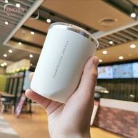 coffee mug small capacity readily cup stainless steel vacuum double cute water bottle european minimalist modern office