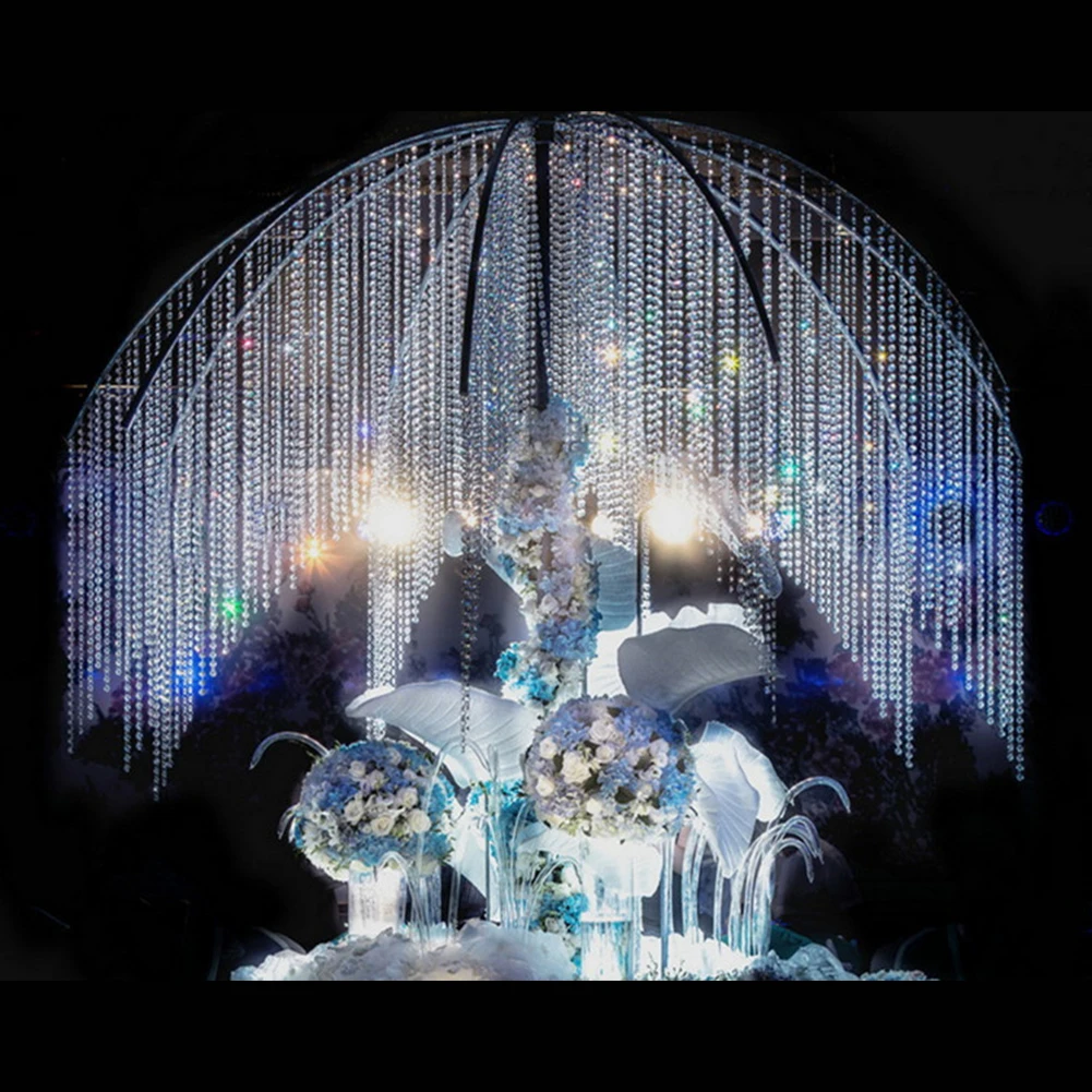 0 5/1 м гирлянда золото карабином и кольцом шарнирный карабин с украшением в виде