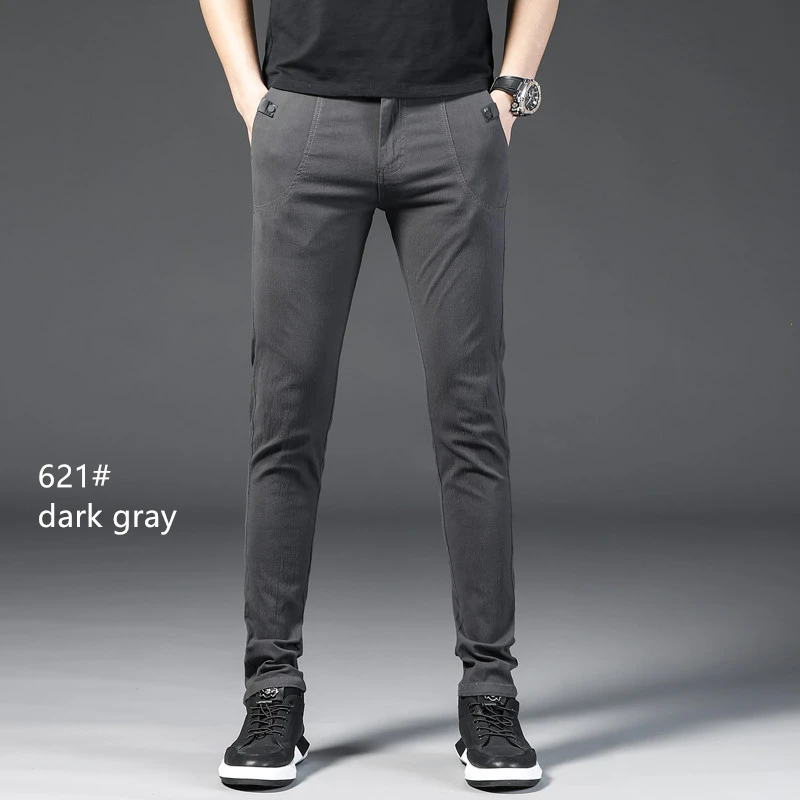 DIMI Male Pants Plus Size 38 Trousers Summer High Quality Men's Cotton Pants Man Smart Casual Thin Trousers Men Pantalones