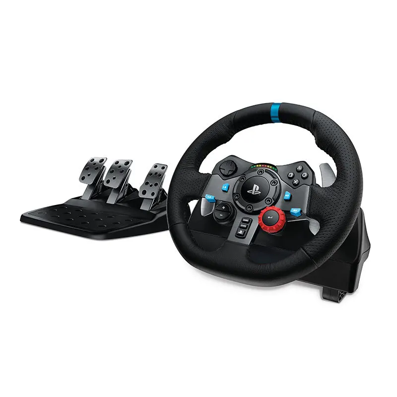 Original Logitech G29 game racing steering wheel pedal shift lever suitable for PS3/PS4/PS5 simulation driving games | Электроника