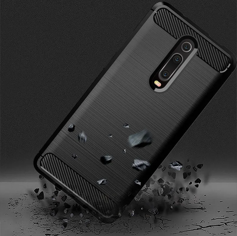 Shock Absorption Cover Soft TPU Anti Scratch Carbon Fiber Back Original Case for Xiaomi Mi 9T / 9TPro Mi9T Pro 6.39&quot Cases | Мобильные