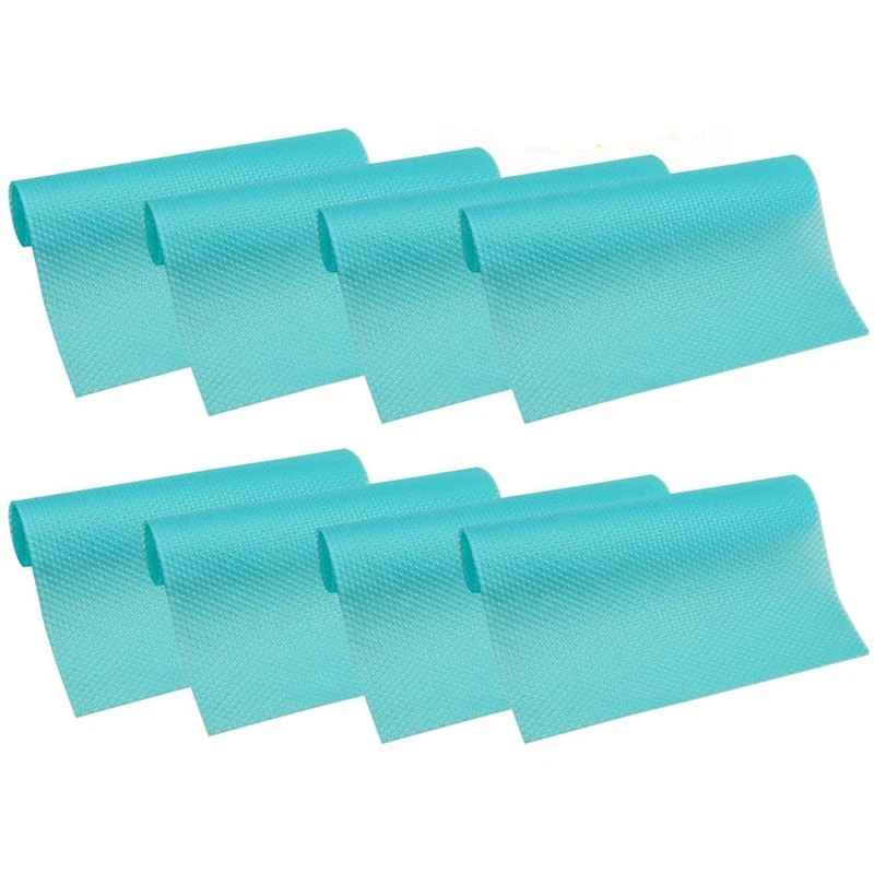 8 шт. коврики для холодильника пластиковые не самоклеящиеся вкладыши полки EVA