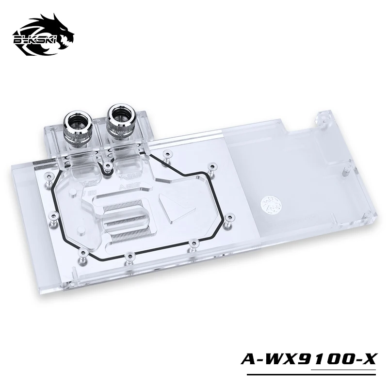 Bykski A-WX9100-X GPU Блок водяного охлаждения для AMD Radeon Pro WX 9100 16GB | Компьютеры и офис