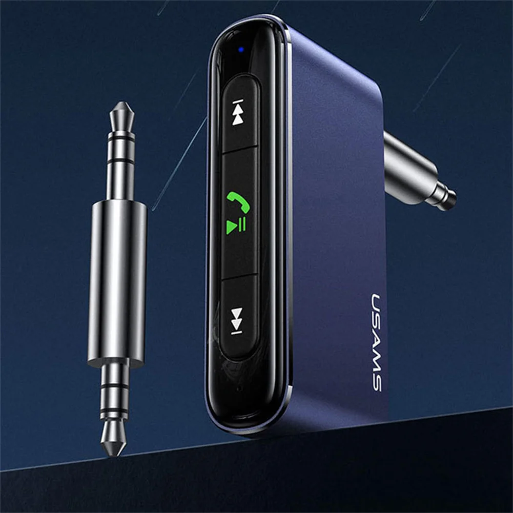 

Миниатюрный автомобильный аудиоприемник Bluetooth 5,0, FM-передатчик, беспроводной Bluetooth аудио адаптер, конвертер, Bluetooth-приемник