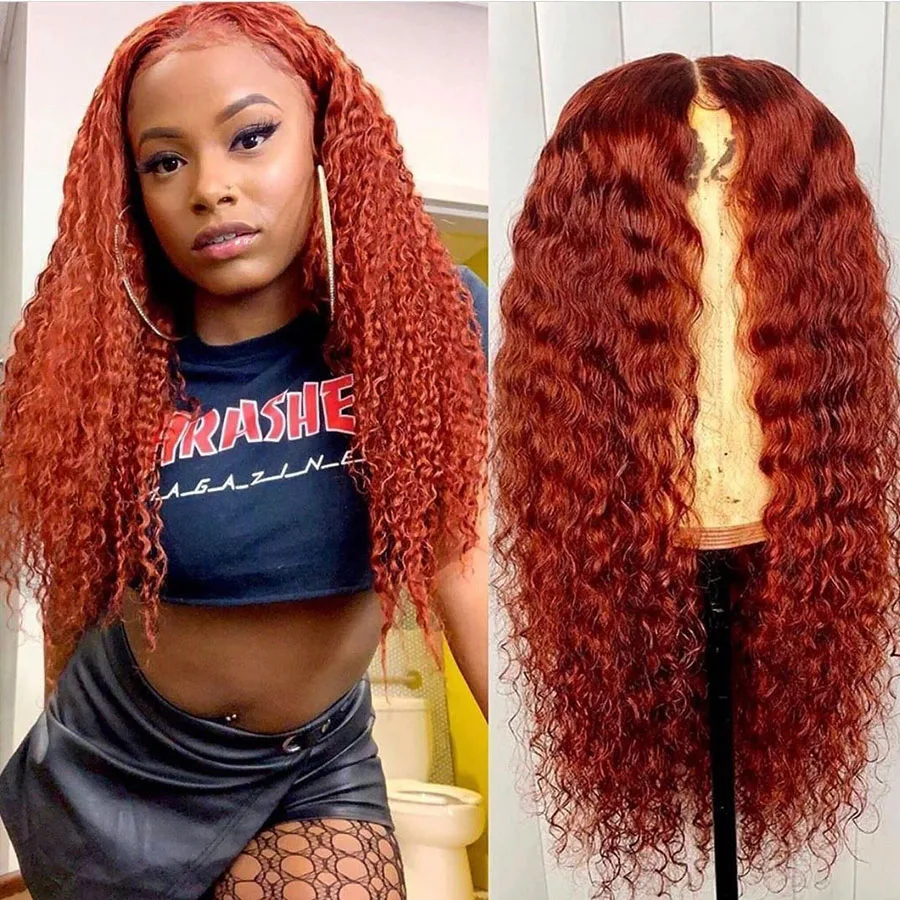 Ed Human Hair Wigs For Black Women  Honey Blonde Remy Human Hair Wig