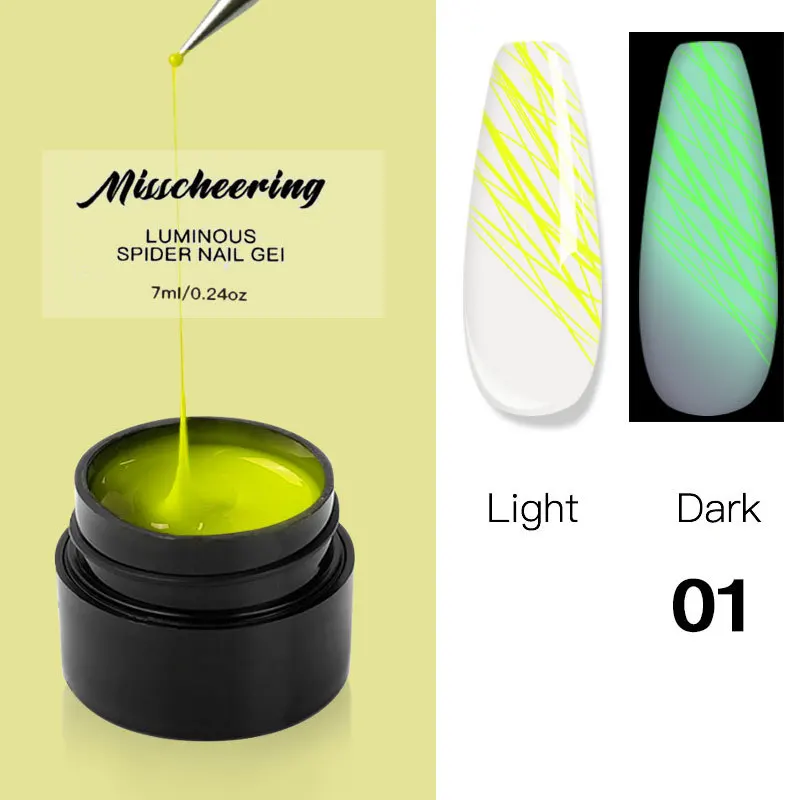 

Luminous Drawing Glue Spider Gel Polish UV Line for Nails Art Colors Painting Gel Nail Polish Spider Gel Lacquer Web Stickers