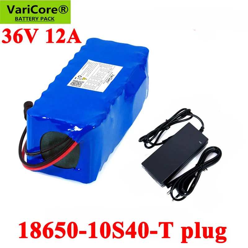 Аккумулятор VariCore 36 В 12 А · ч 10s4p 500 Вт литиевый аккумулятор 18650 встроенный 20A BMS с