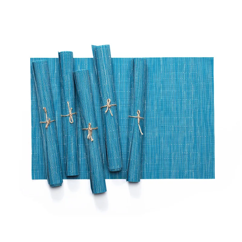 4 шт./лот простая подстилка из ПВХ для обеденного стола коврик столовой посуды