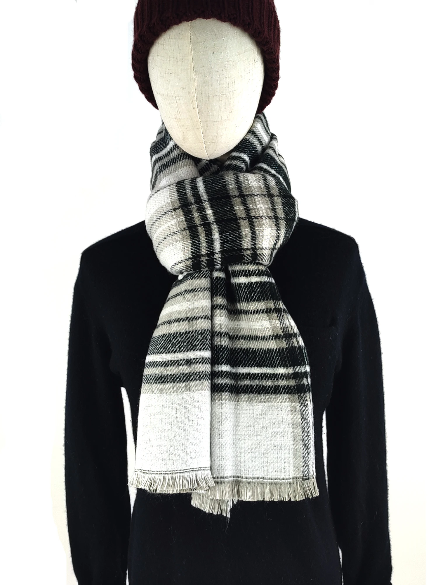 

Женский зимний клетчатый шарф, модная шаль в Корейском стиле, студенческий теплый имитационный шарф, Женский французский шарф на заказ, шар...