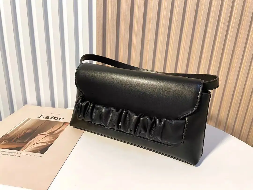 

2021 Новый кожаный модный и простой бренд, женская сумка, сумка для подмышек, Сумочка Багет, прямые продажи с фабрики, Бесплатная доставка по в...