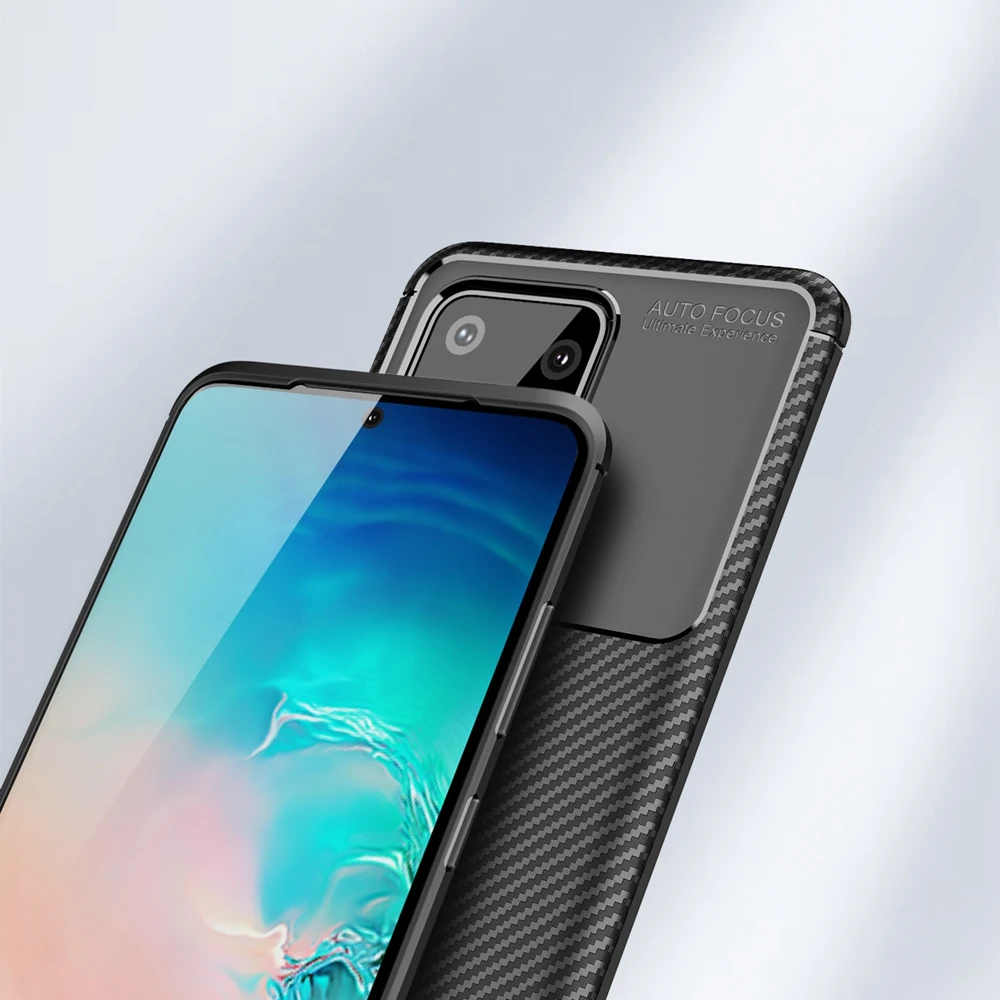 Для Coque Samsun Galaxy S20 Plus Ультра чехол Роскошный карбоновый противоударный