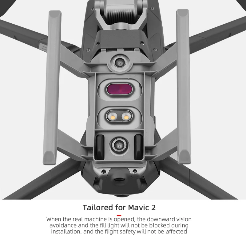 Tailored for Mavic 2 When the real machine is opened, the downward vision avoidance