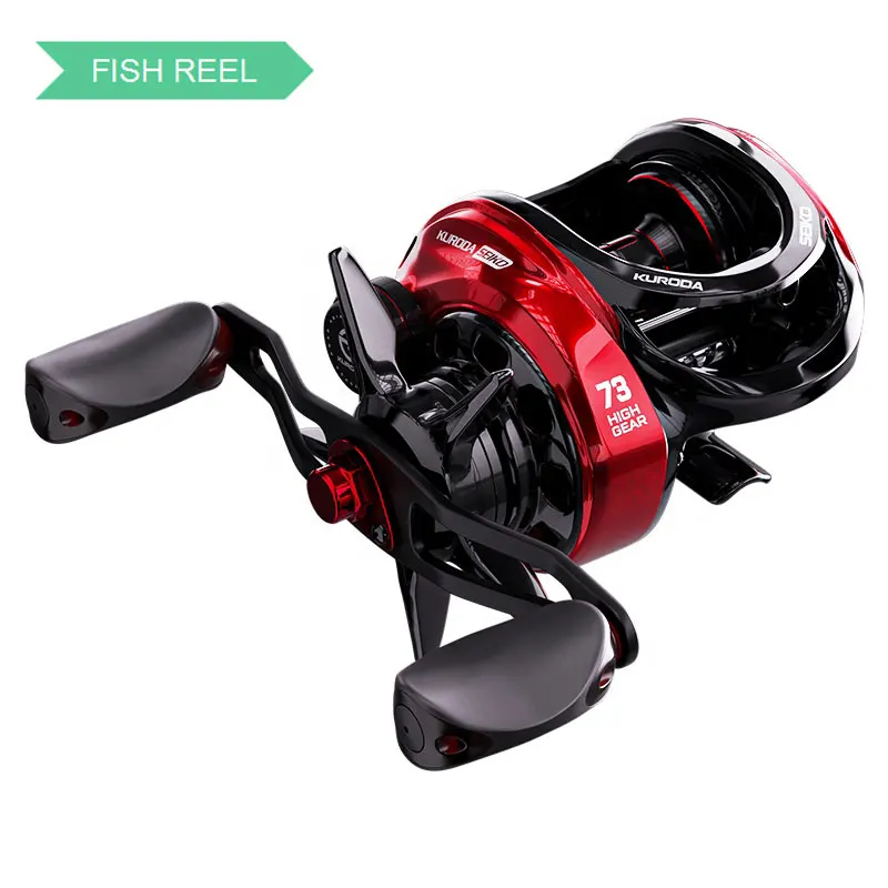 

High Speed Aluminum Frame Fishing Reel 18 Bearings 10KG Gear Ratio 7.3:1 Magnetic Brake System Brake Casting Fishing Reel pesca
