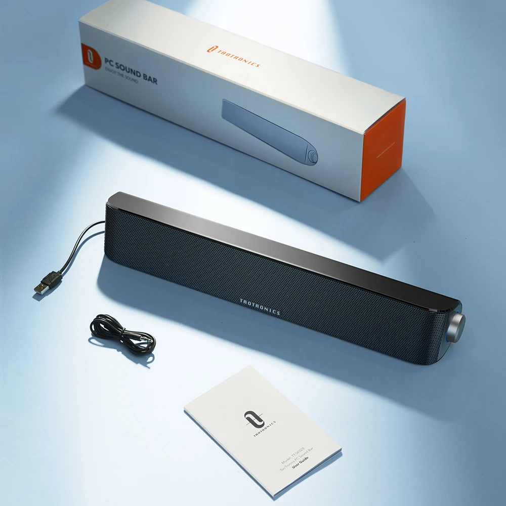 TaoTronics 28 3D объемный звук Bluetooth Soundbar 5 0 проводной беспроводной компьютерный динамик