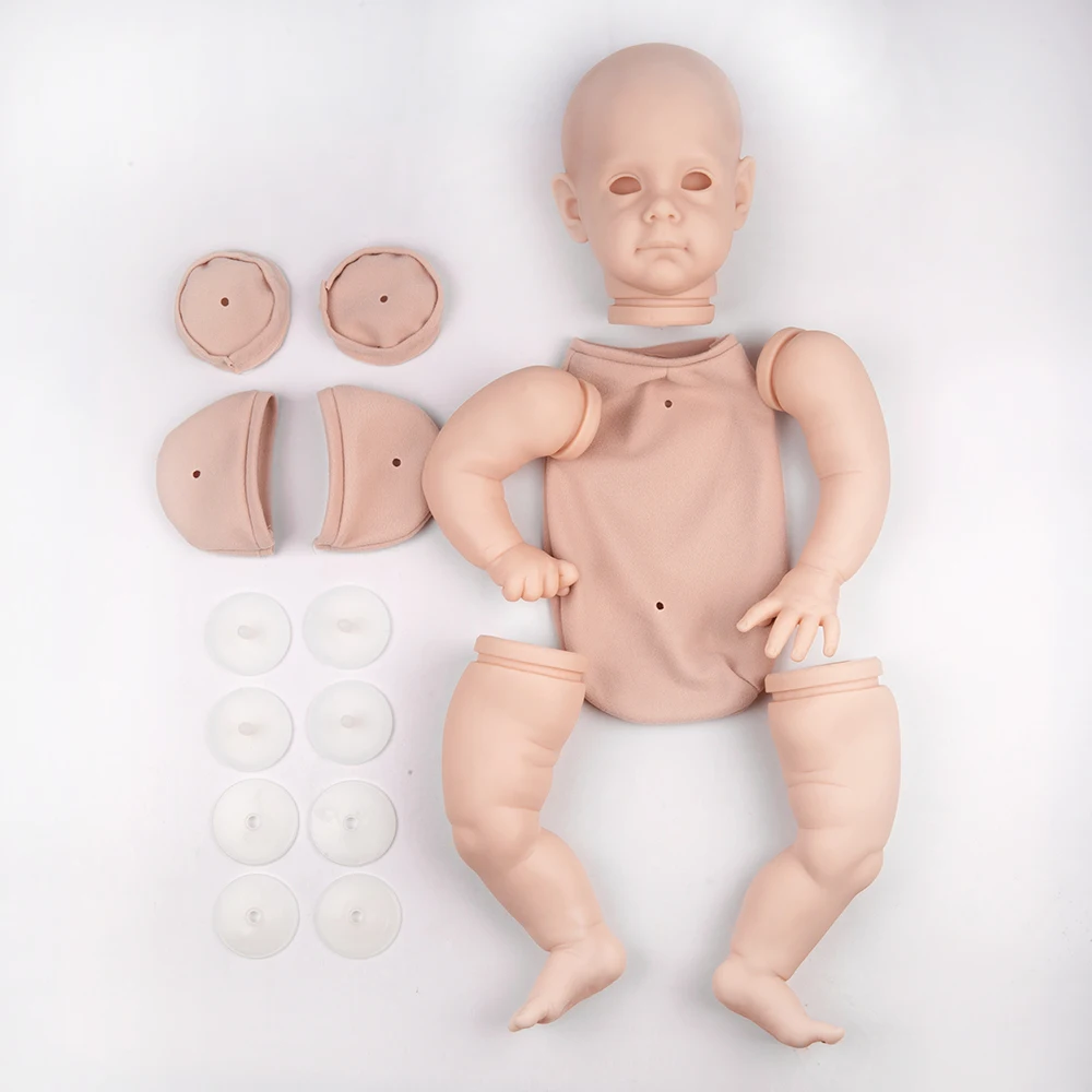 

Hoomai 22 Inch Maggi Lifelike Newborn Bebe Reborn Vinyl Kit Unpainted Unfinished Doll Parts DIY Blank Reborn Vinyl Doll Kit