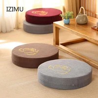 izimu 40x6cm yoga meditate pep hard texture meditation cushion backrest pillow japanese tatami mat removable and washable