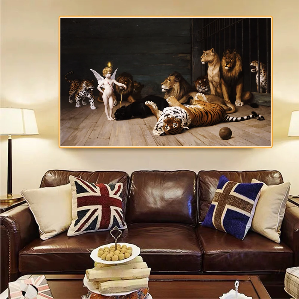 

Jean-Leon Gerome " Whoever you are, Here is your master " Canvas Oil Painting Aesthetic Picture Wall Decor Home Decoration