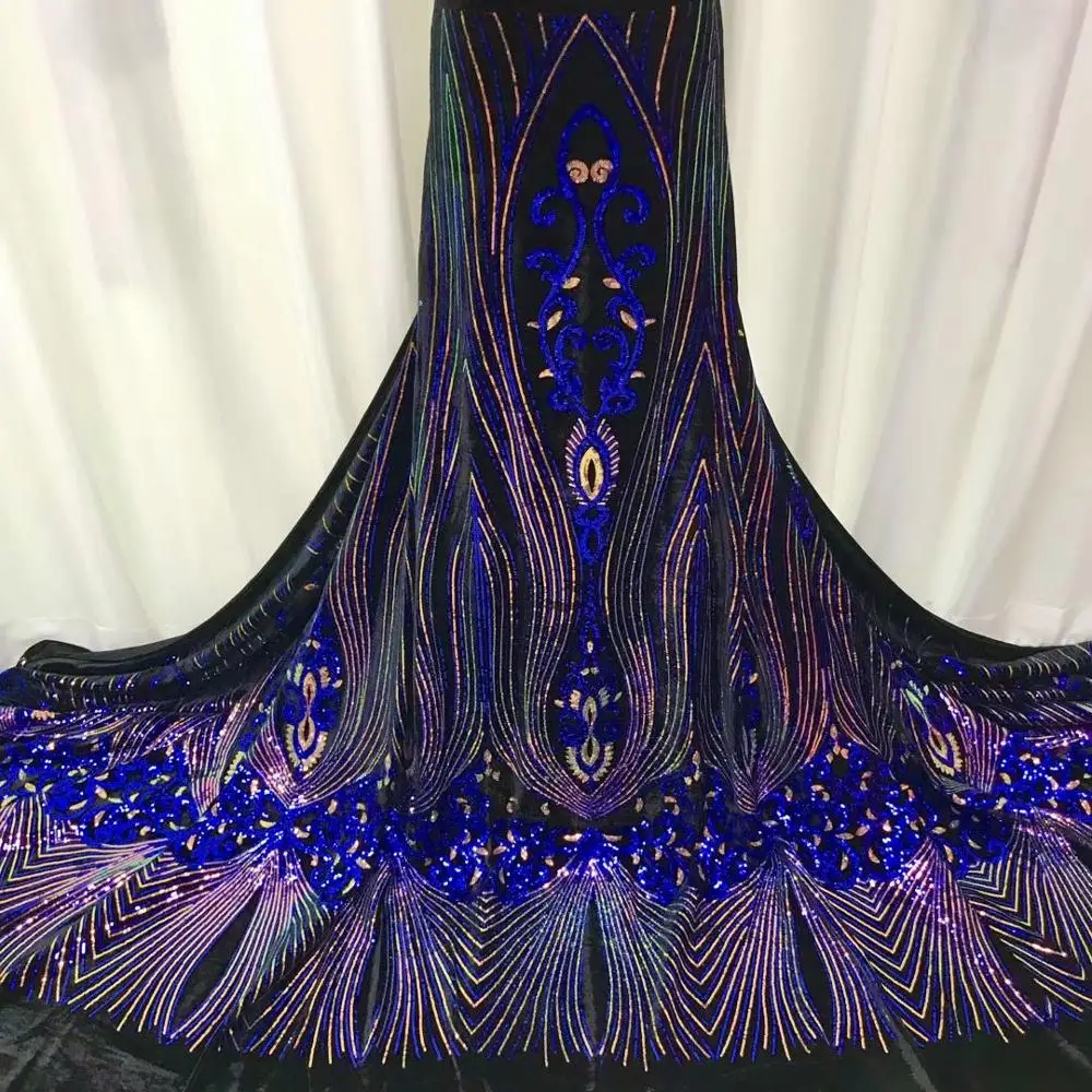 Новейшая популярная бархатная кружевная ткань 2020 Высококачественная вышивка с