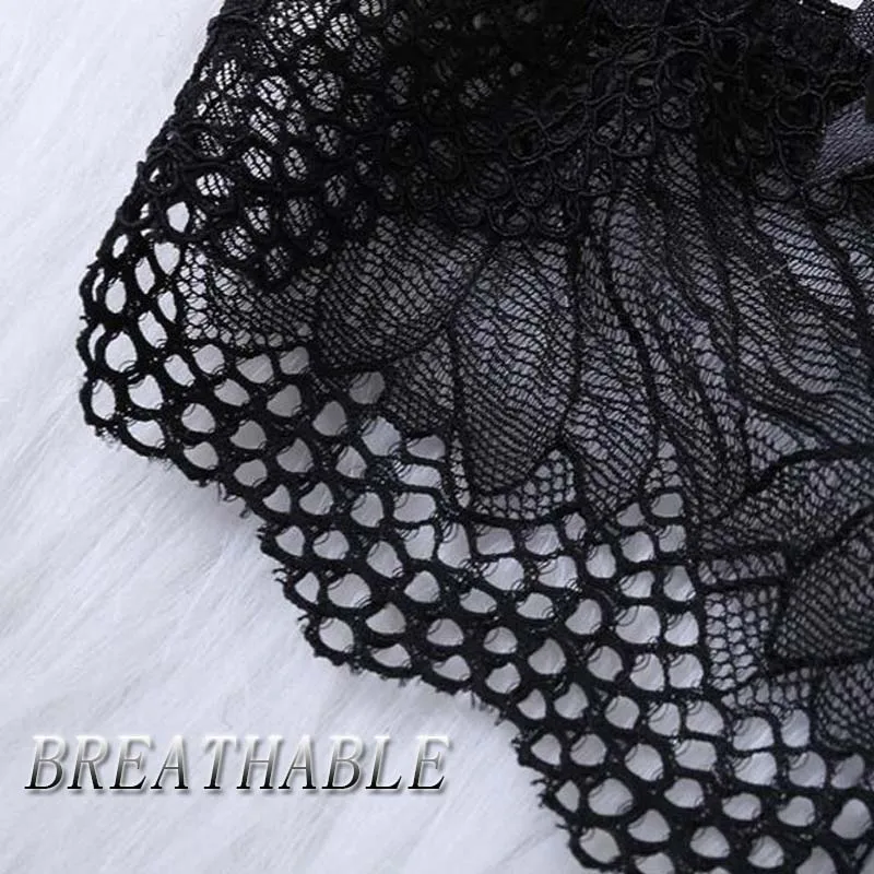 

3pcs Sexy Panties Underwear Women's underpants Sheer Lace Bow-knott V-string Crotch Lingerie Nylon Low Waist Lady