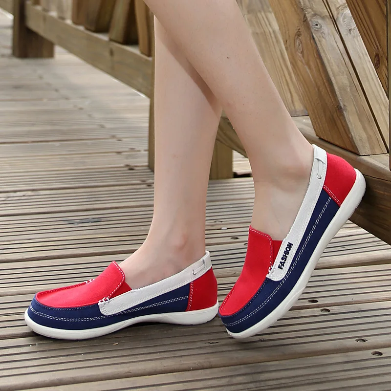 

Women's canvas shoes, suitable for running, walking and fitness breathable leisure shoes