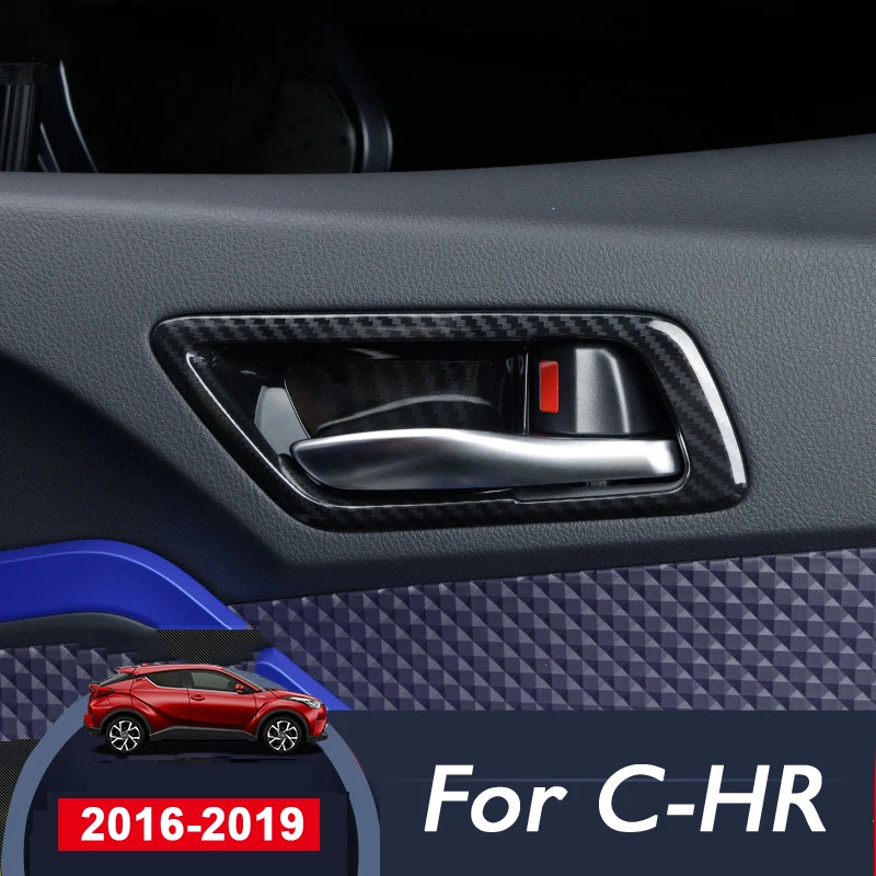 

For Toyota C-HR CHR 2017 2018 2019 car Interior Door Handle Bowl Cover Trim Catch Frame Bezel Molding Garnish Surround Matte