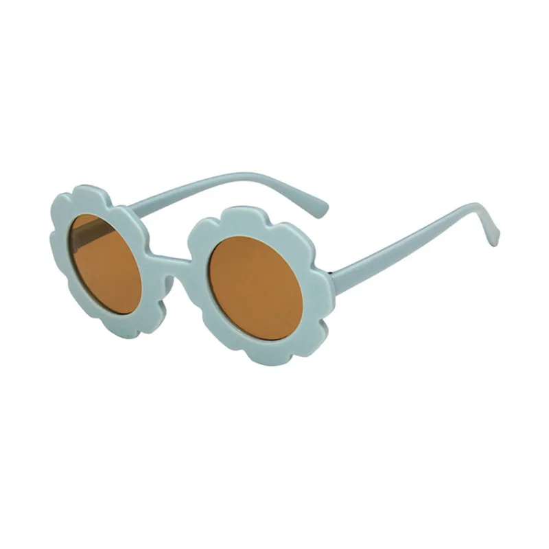 

2021 Round Sunglasses Kids Brand Designer Boys Oculos De Sol Retro Girls Sunflower Eye Sun Glasses Child UV400