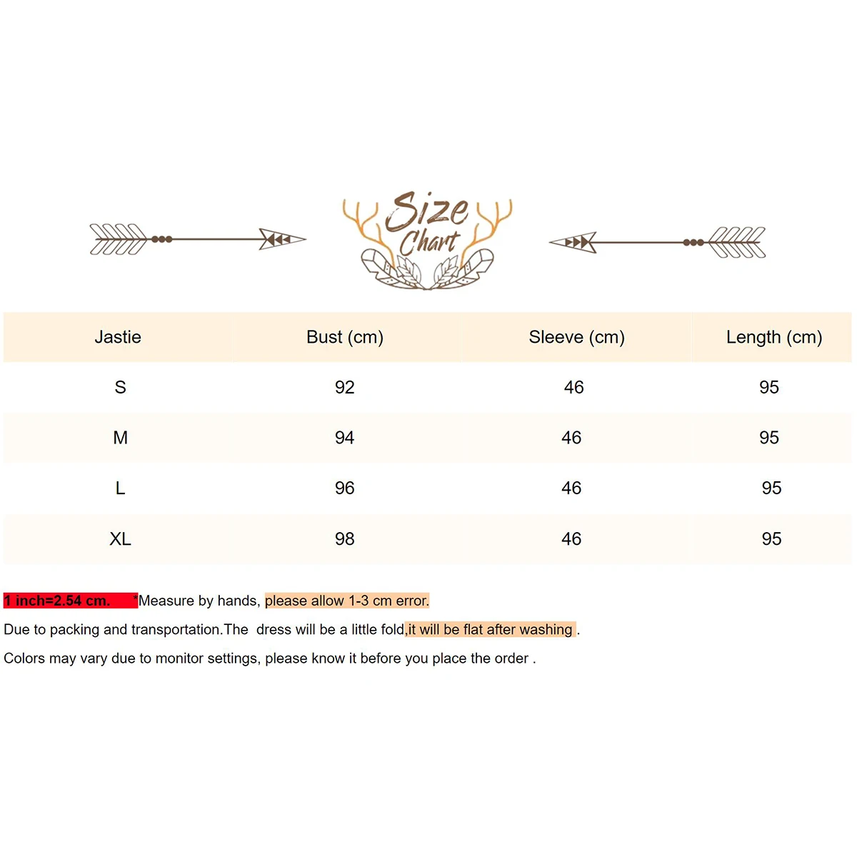 

Jastie 2021 Vintage Spring Autumn Dress Boho Ethnic Embroidered Knee-Length Women Dresses V-Neck 3/4 Sleeve Cotton Dress Vestido