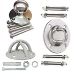 1 шт. нержавеющая сталь подвесной ремень тренер крепление анкерный кронштейн крюк стена потолочное крепление кронштейн для тренажерного зала обучение подвески