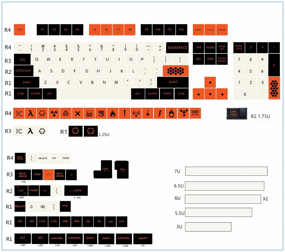 MP английская/Корейская версия 169/124 клавиша PBT Cherry оригинальная высота IOS Keycap Dye-sulimated Keycap для механической клавиатуры