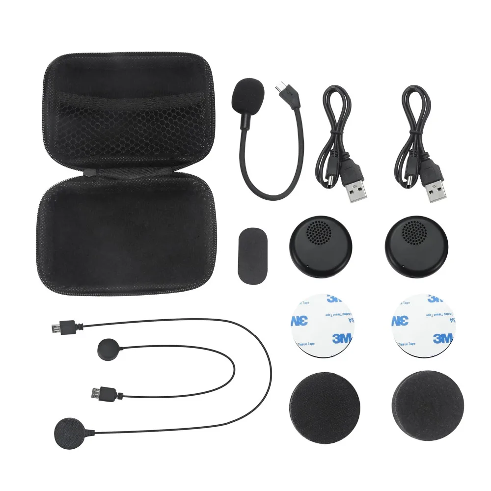 

Wireless Motorbike Stereo Bluetooth Earphone Headset Sport Microphone for Motorcycle Helmet MP3/4 GPS Phone Music Device