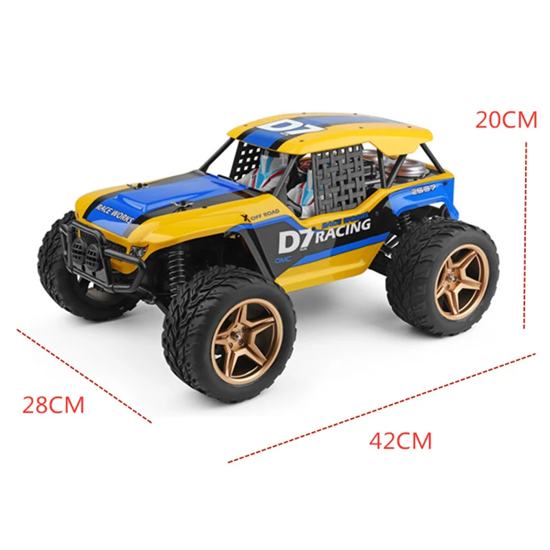 Wltoys 12402a 1/12 4WD 2 4G радиоуправляемые модели автомобилей высокая скорость 45 км/ч