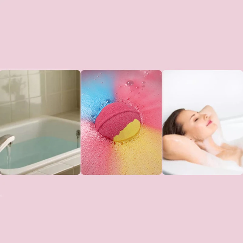 

32g Bath Mold Body Sea Salt Relax Stress Relief Bubble Ball Shower Cleaner For Holiday Gift Spa