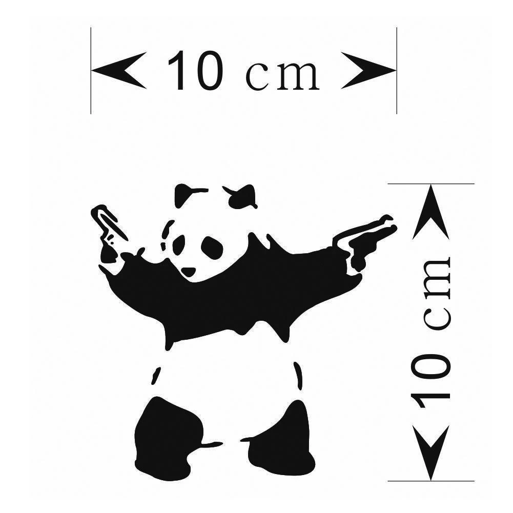 

Cartoon Panda Animal Vinyl Decal Sticker Auto Car Window Wall Bumper Decor