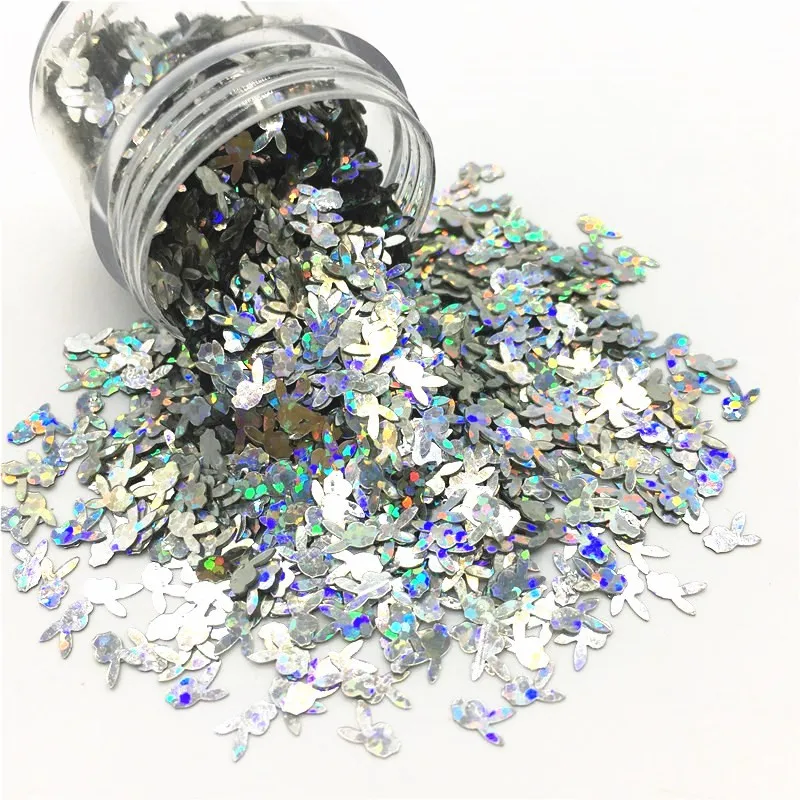 Пайетки из пвх в форме кролика 5 мм|Блестки| |