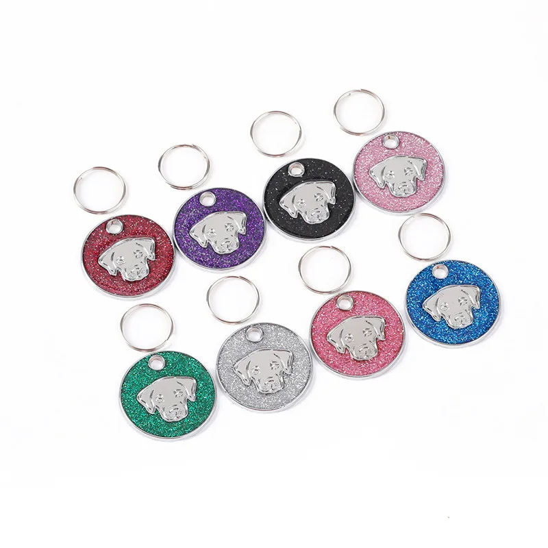 Бесплатная гравировка анти-потери бирка для собаки аксессуары ошейника Pitbull