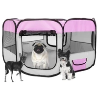 dog tent portable house breathable outdoor kennels fences pet cats delivery room easy operation octagonal playpen dog crate hwc
