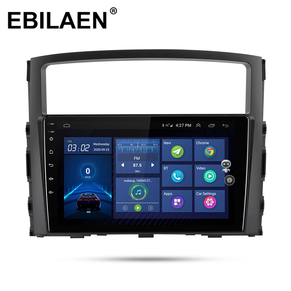 Автомагнитола EBILAEN для Mitsubishi PAJERO 4 мультимедийный проигрыватель 2DIN Android 10 0 радио
