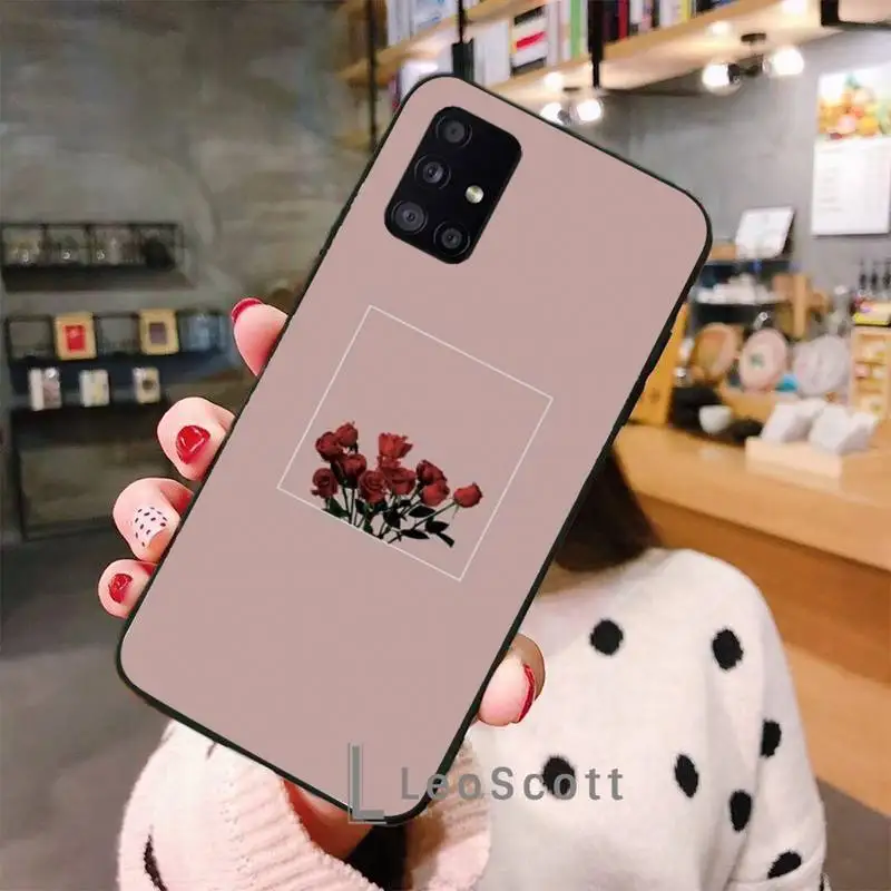 

Aesthetics songs lyrics Phone Case For Samsung A40 A50 A51 A71 A20E A20S S8 S9 S10 S20 Plus note 20 ultra 4G 5G