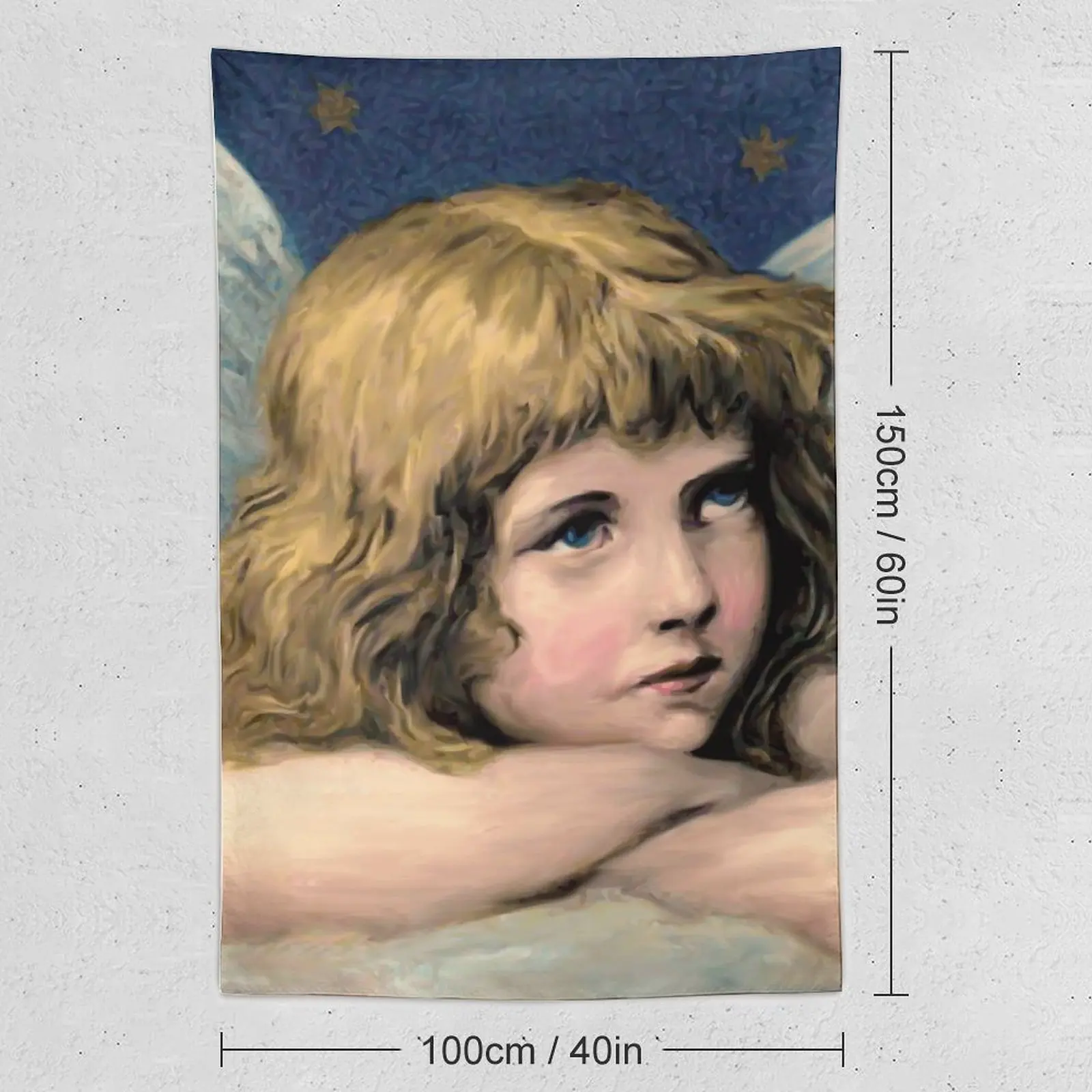 Гобелен ангел крылья украшение для дома настенное комнаты художественный 3D узор