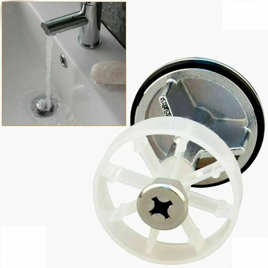 

Slotted Plug Chrome Bathroom kitchen Accessory Supplies Basin Waste Sink
