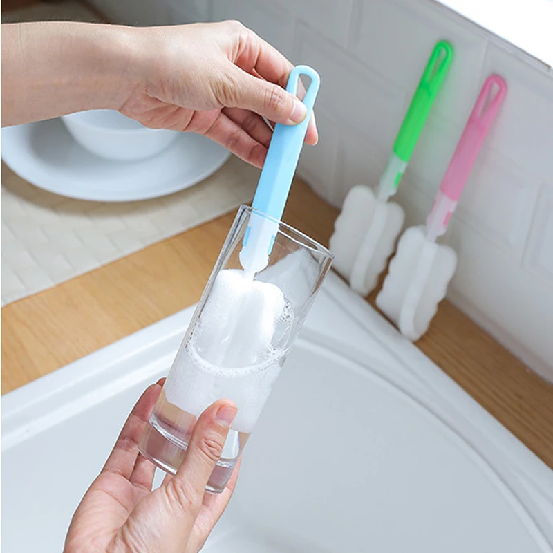 Чашка губка щетка высокого качества Чистая Детская специальная для бутылки с