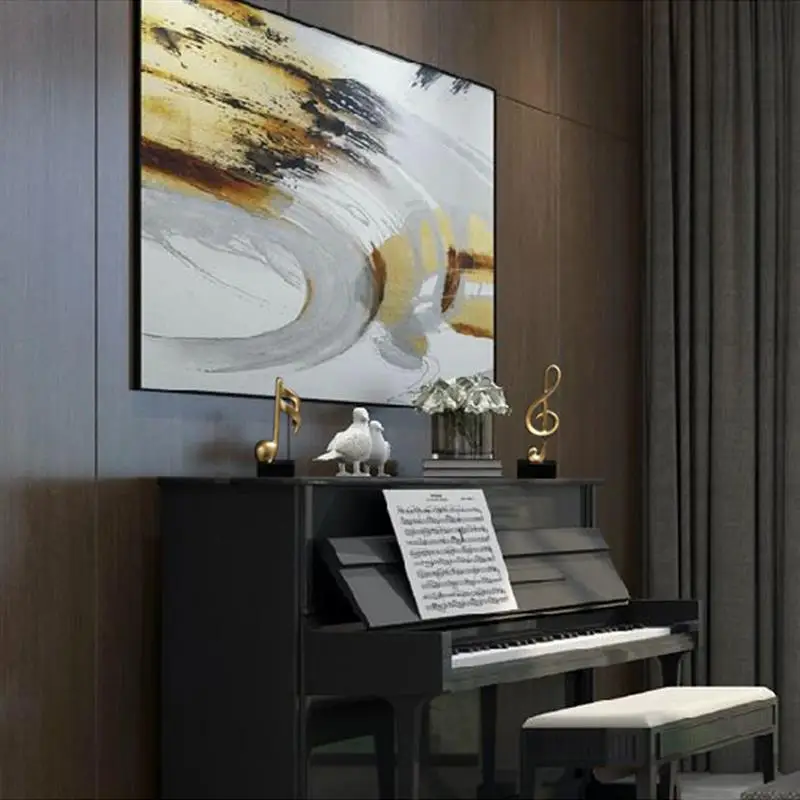 

Musical Note Ornaments Home Decoration Accessories Modern Figurine Decorative Art Statuette For Living Room Desk 2021 The New