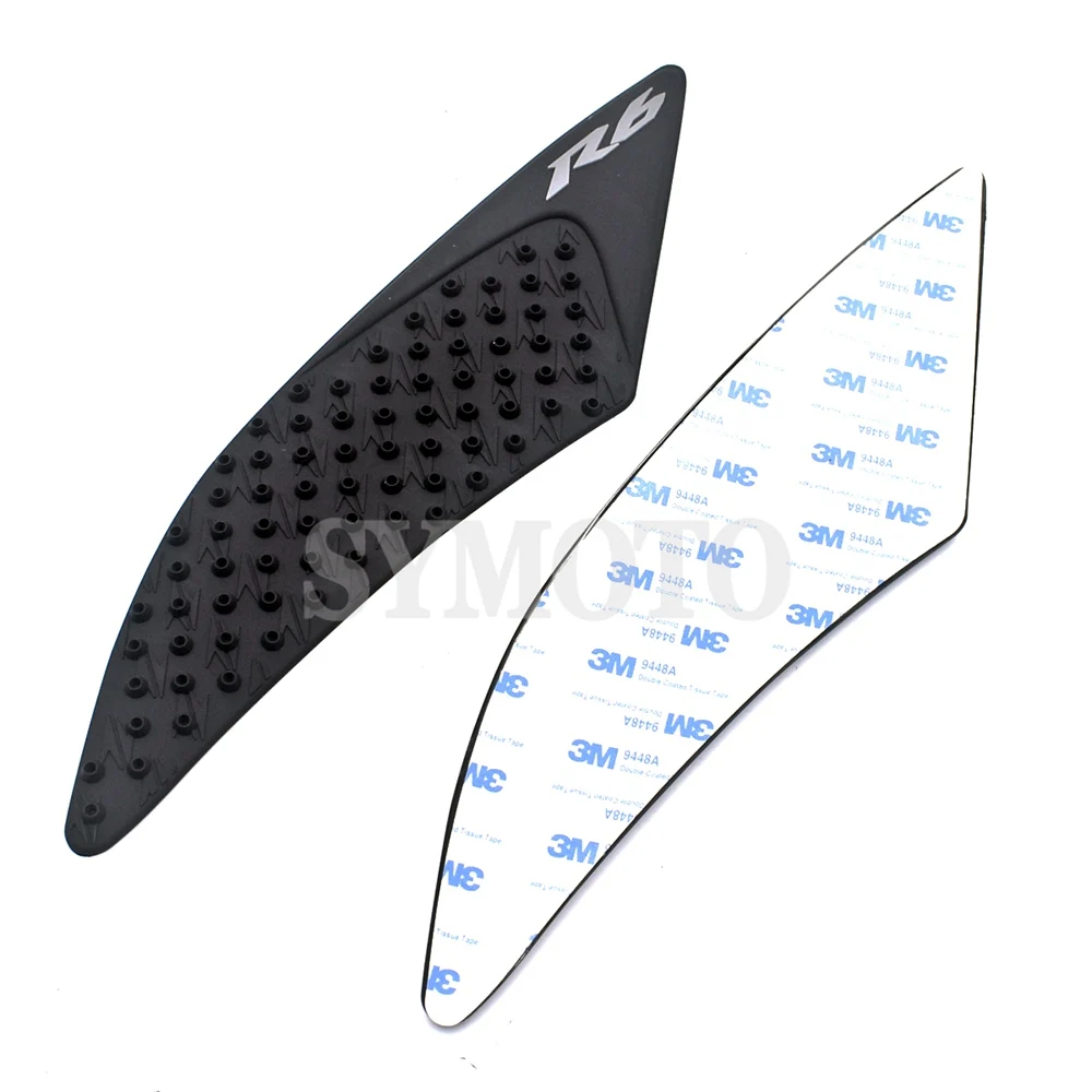 

Motorcycle Anti slip Tank Pad 3M Side Gas Knee Grip Traction Pads Protector Sticker For Yamaha YZF R6 2017 2018 2019 YZF-R6