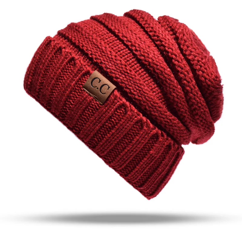 

2020 High quality autumn/winter knit cap CC label knit cap warm top cap