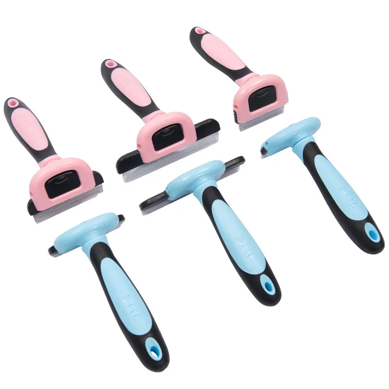Щетка для вычесывания собак и кошек инструмент груминга съемная машинка стрижки