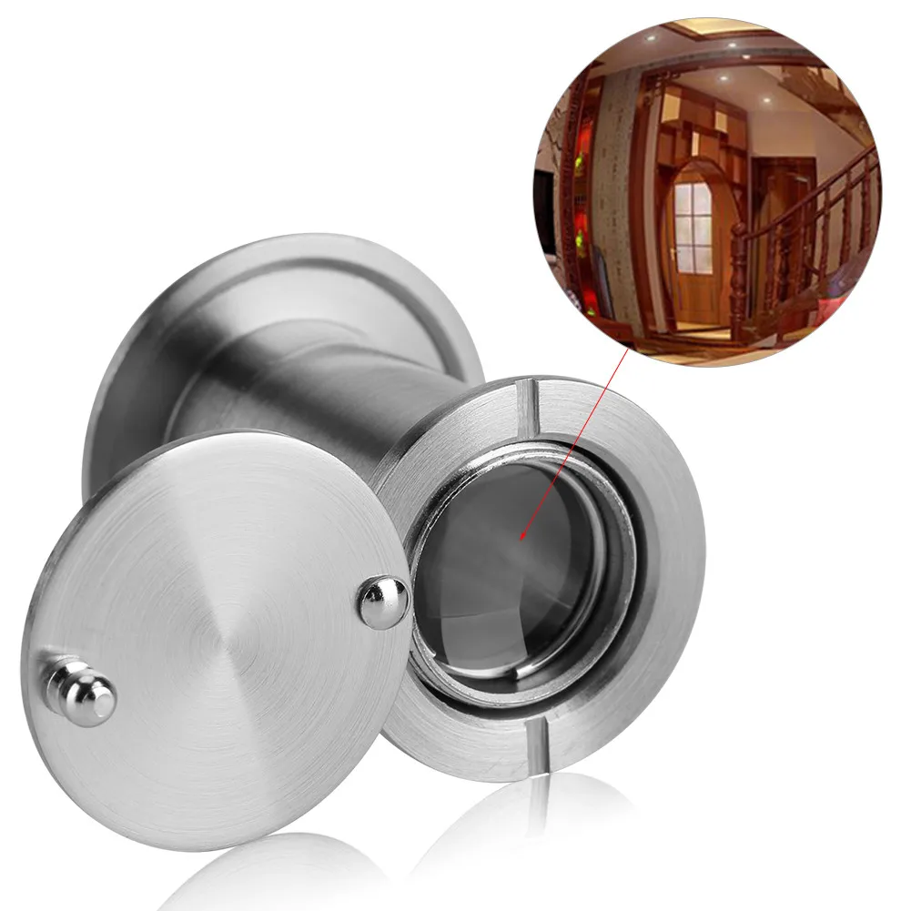 Телезритель двери 220 градусов Широкий формат объем Регулируемый Стекло объектив