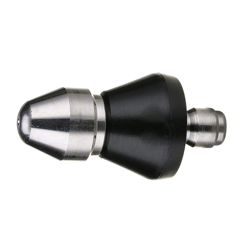 

Pressure Washer Sewer Jet Nozzle, Quick Connect Drain Cleaning Water Nozzle, 1/4 Inch 5000 Psi Orifice 0.7Mm