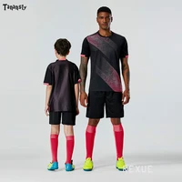 blank football jerseys custom men boys soccer uniforms set futbal shirt youth training tracksuit short sleeve quick dry shirt