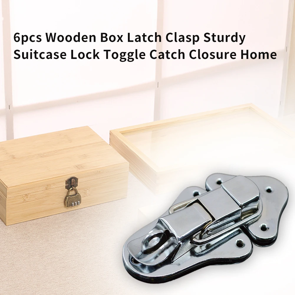 6 шт. деревянных коробок многофункциональная дорожная Металлические накладки: