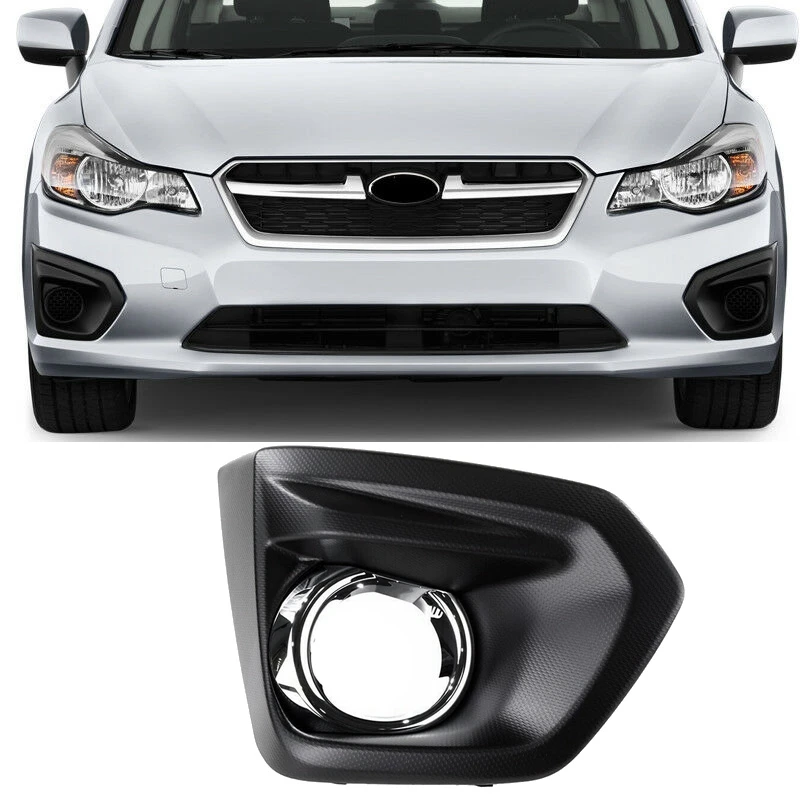 

For 2012-2014 Subaru Impreza Right Passenger Side Front Bumper Fog Light Lamp Bezel Cover with Chrome 57731-FJ020